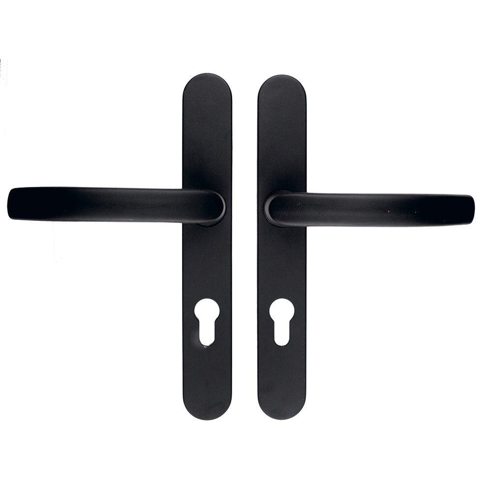 HDD Pro | Veiligheidsgarnituur | Ovaal Kruk/kruk | Zwart Structuur UV | 72mm