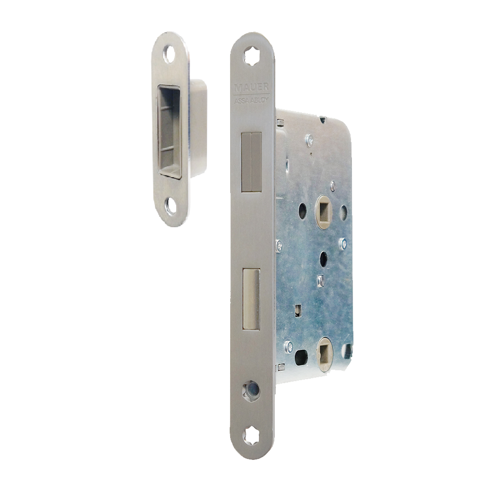 Mauer | Magneet | Bad/WC Slot | 1545 | RVS Voorplaat - Deurbeslag-expert