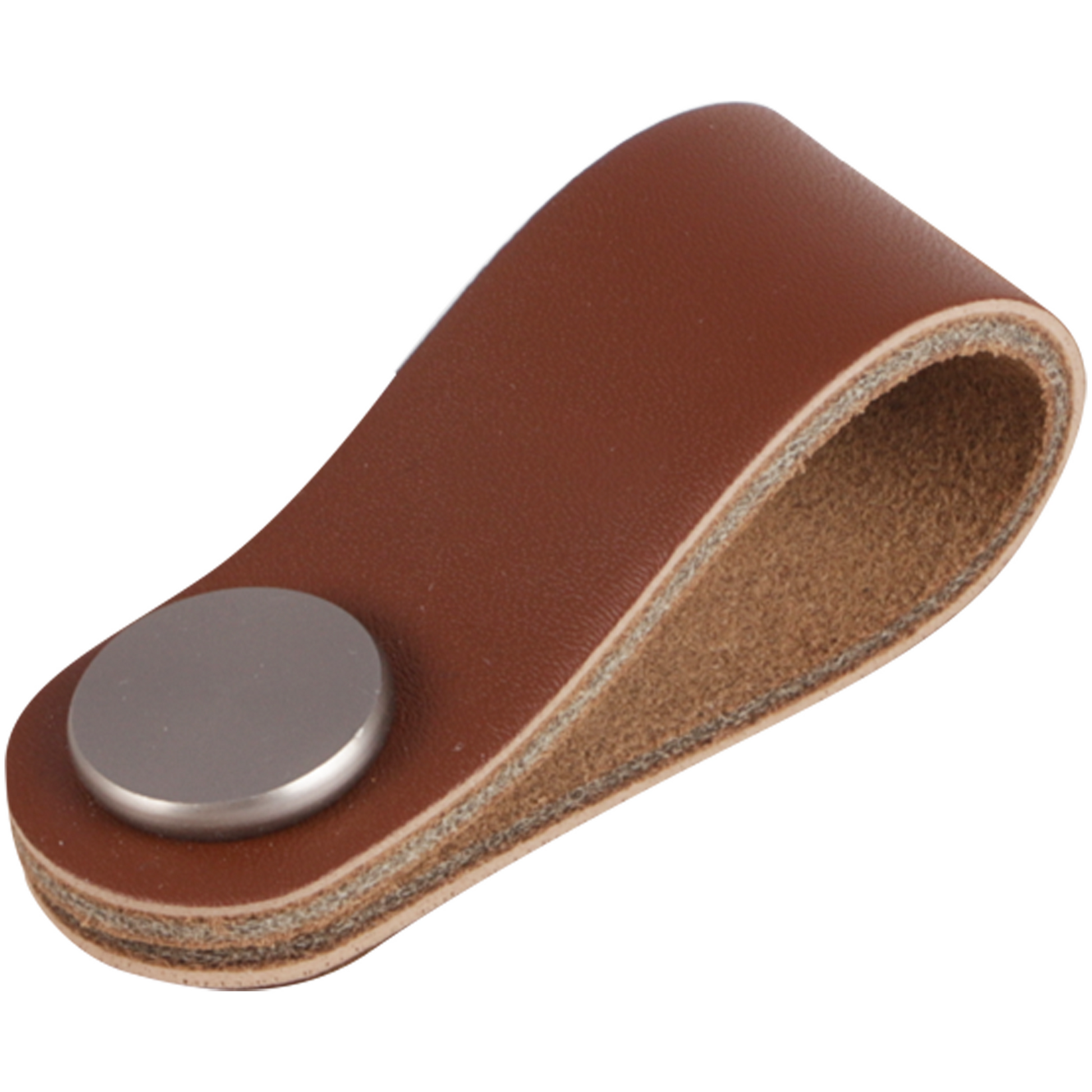 Differnz | Meubelknop Leer | Cognac Bruin