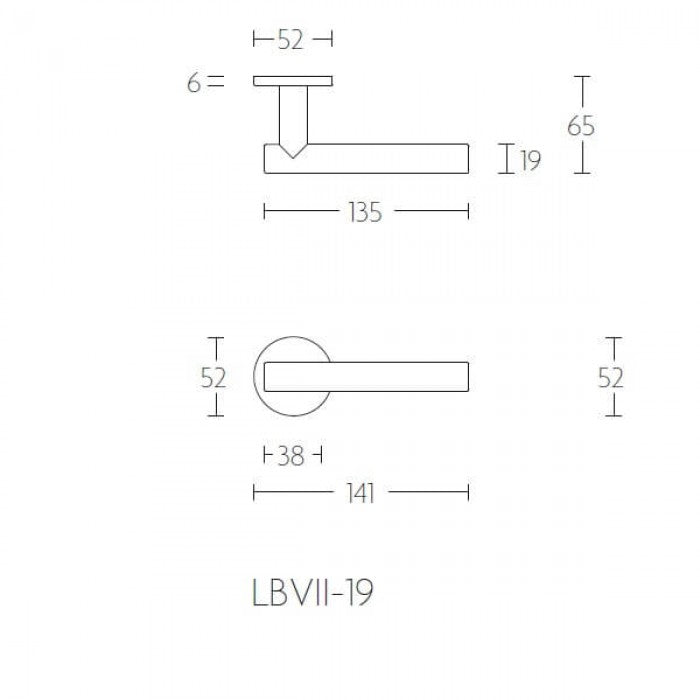 Formani | Voordeurset | knop/kruk | Mat Zwart LB7-19 | SKG3 - Deurbeslag-expert