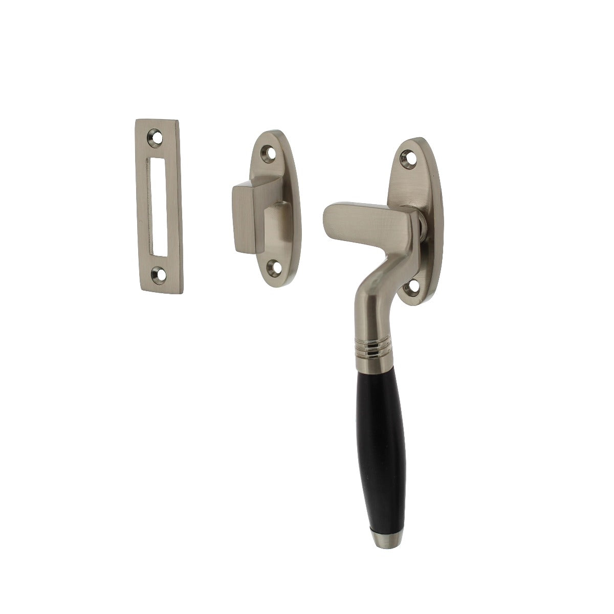 Intersteel | Raamsluiting Ton | Nikkel Mat/Ebbenhout