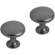 Differnz | Meubelknop Rond - Bol | 30 mm | Gun Metal