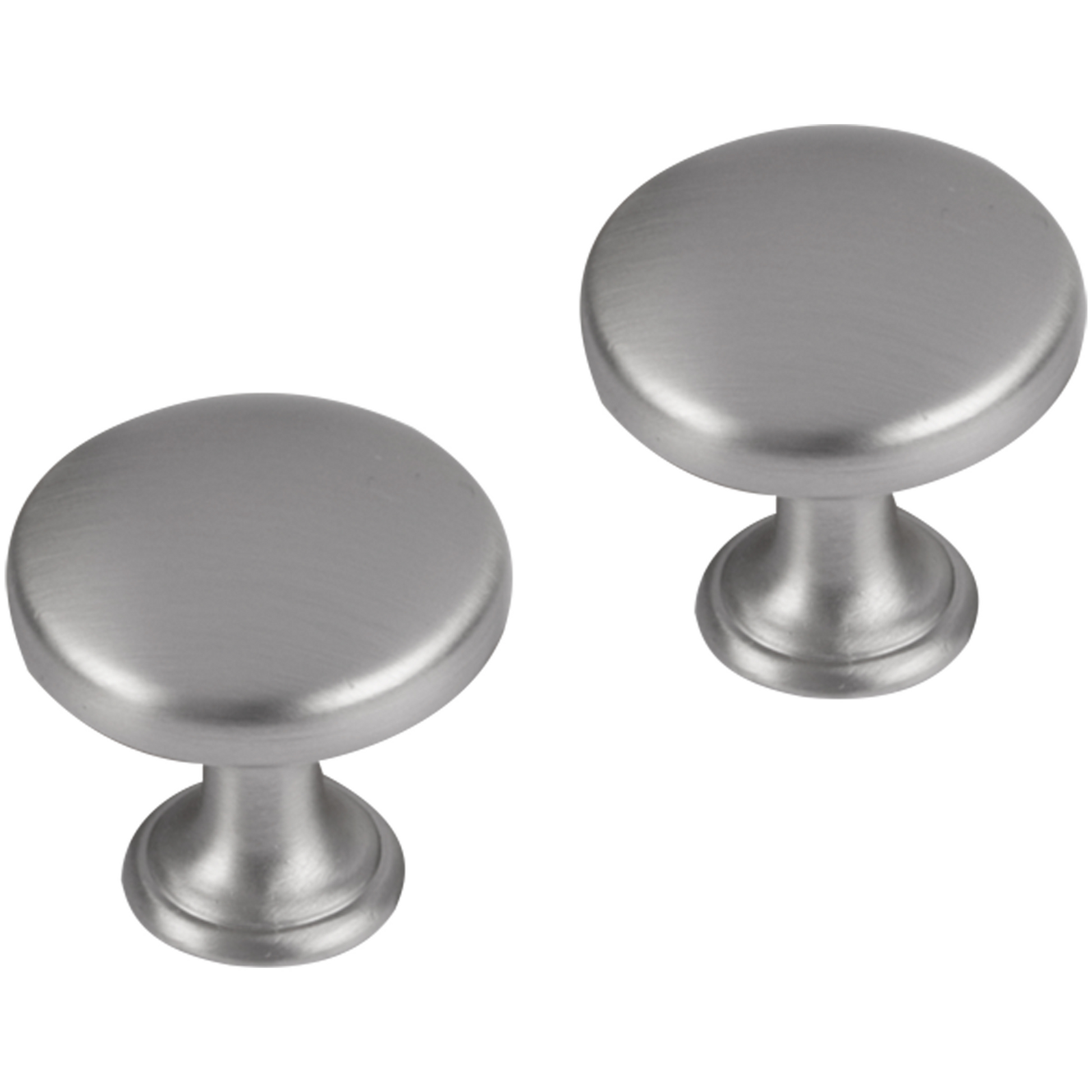 Differnz | Meubelknop Rond - Bol | 30 mm | Mat Chroom