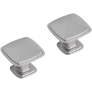 Differnz | Meubelknop Vierkant | 25 mm | Mat Chroom