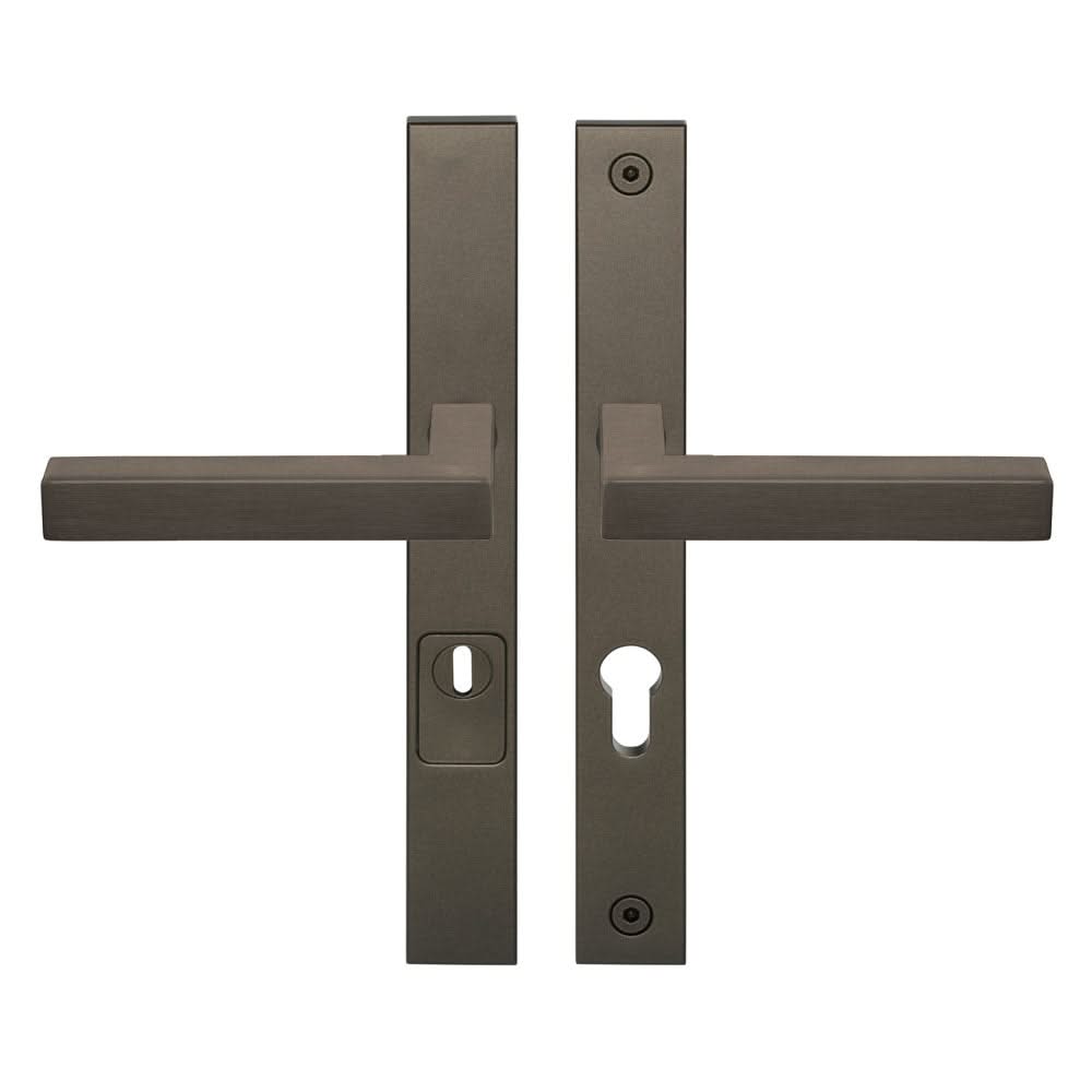 FORMANI Achterdeur Veiligheidsbeslag | BSQ1 kruk/kruk | Brons | SKG3 Smalschild