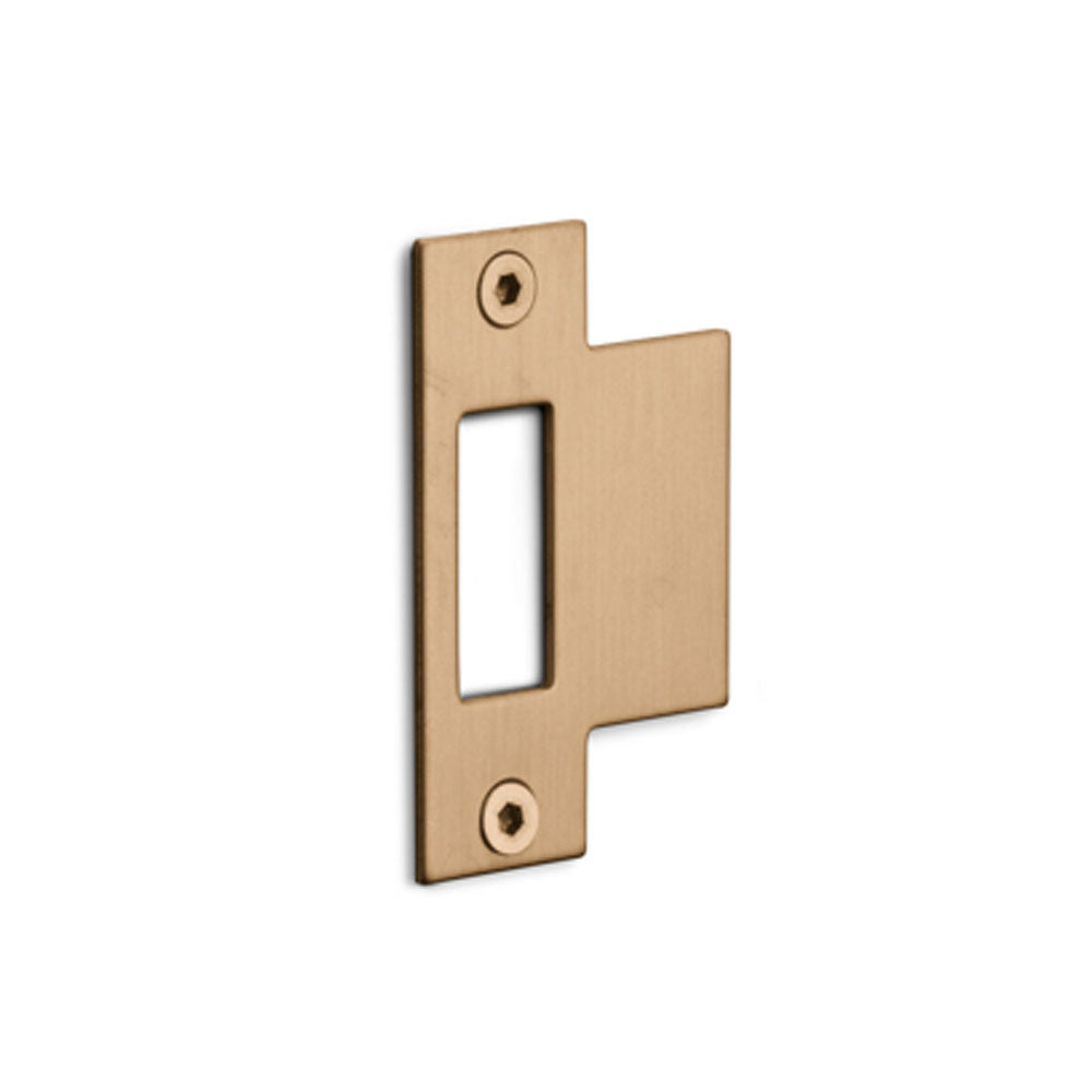 Rechthoekige Sluitplaat Licht Brons | LBSPSFC - Deurbeslag-expert