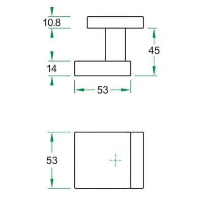 Artitec Mi Satori Voordeurknop QUATTRO exc. zwart