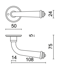 HDD Pro DEURKRUK PRO TARASCON ROEST - Deurbeslag-expert