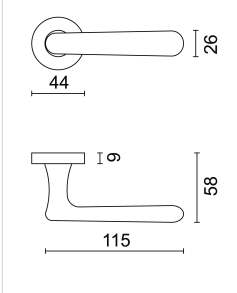 HDD Pro DEURKRUK PRO VERA INOX LOOK - Deurbeslag-expert