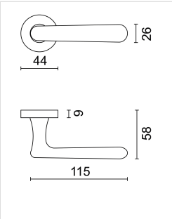 HDD Pro DEURKRUK PRO VERA KOPER - Deurbeslag-expert