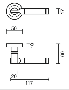 HDD Pro DEURKRUK PRO VITO KOPER - Deurbeslag-expert