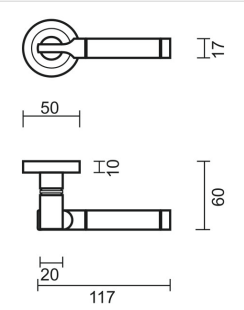 HDD Pro DEURKRUK PRO VITO Messing Gelakt - Deurbeslag-expert