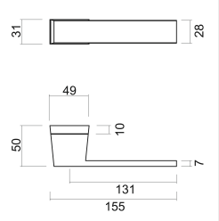 HDD Pro DEURKRUK PRO X-TREME INOX LOOK - Deurbeslag-expert