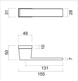 HDD Pro DEURKRUK PRO X-TREME WIT - Deurbeslag-expert