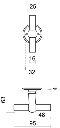 HDD Pro DEURKRUK PRO PETANA T+T ZWART STRUCTUUR UV - Deurbeslag-expert