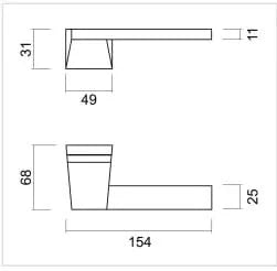 HDD Pro DEURKRUK PRO SELIZ WIT - Deurbeslag-expert