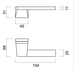 HDD Pro DEURKRUK PRO SELIZ ZWART - Deurbeslag-expert