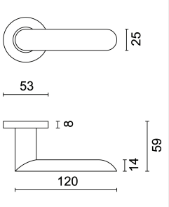HDD Pro DEURKRUK PRO SPACE ZWART - Deurbeslag-expert