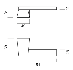HDD Pro DEURKRUK PRO SELIZ INOX LOOK - Deurbeslag-expert