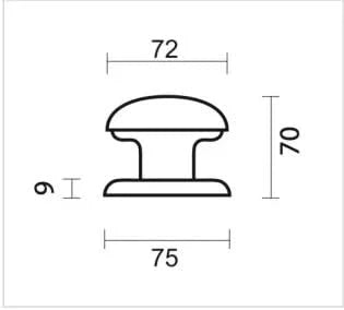 HDD Pro Voordeurknop Top 805 Zwart - Deurbeslag-expert