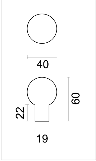 HDD Pro Voordeurknop Top B 40 Massief Inox Plus - Deurbeslag-expert