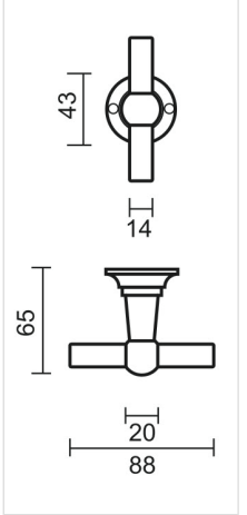 HDD Pro DEURKRUK PRO PETRA NM T+T OLD SILVER - Deurbeslag-expert