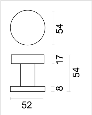 HDD Pro Voordeurknop Top Plat Op Rozas Messing Gepolijst - Deurbeslag-expert