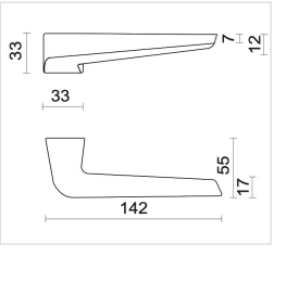 HDD Pro DEURKRUK PRO STAR ZWART - Deurbeslag-expert