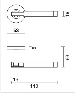 HDD Pro DEURKRUK PRO PLUTO INOX PLUS - Deurbeslag-expert