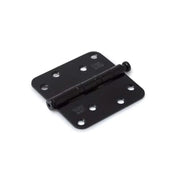 Dulimex Kogellagerscharnier ronde hoeken 89x89 mm zwart gelakt