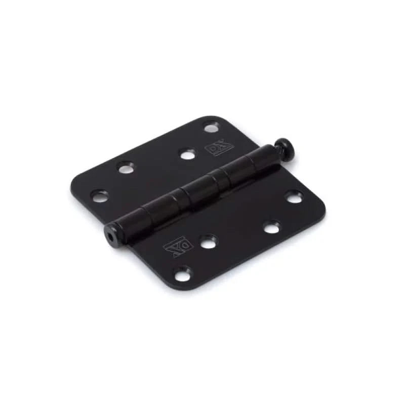 Dulimex Kogellagerscharnier ronde hoeken 89x89 mm zwart gelakt