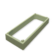 Tussenplaat 8 mm t.b.v. RBM zamac wit epoxy coating 0130.591.2002