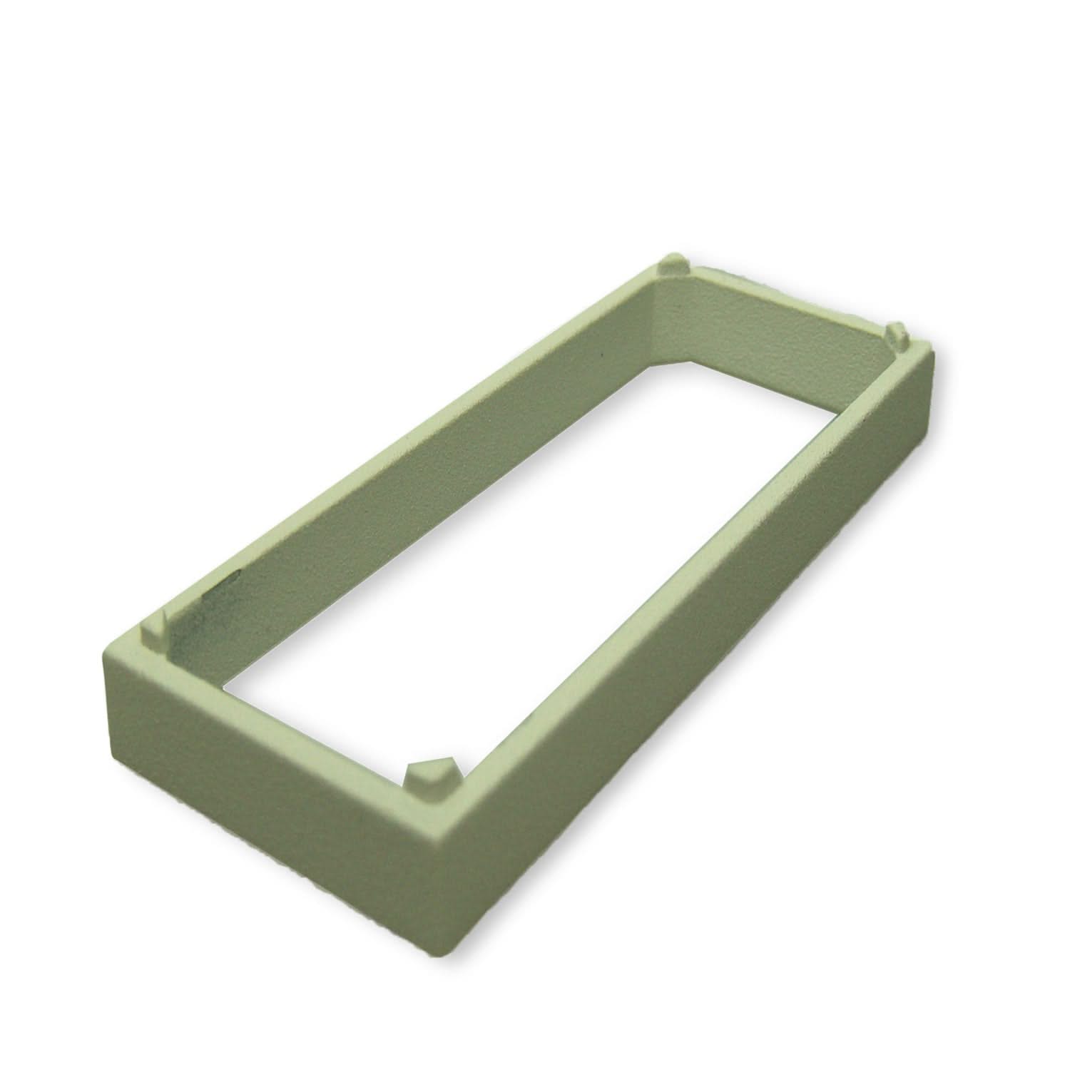 Tussenplaat 8 mm t.b.v. RBM zamac wit epoxy coating 0130.591.2002