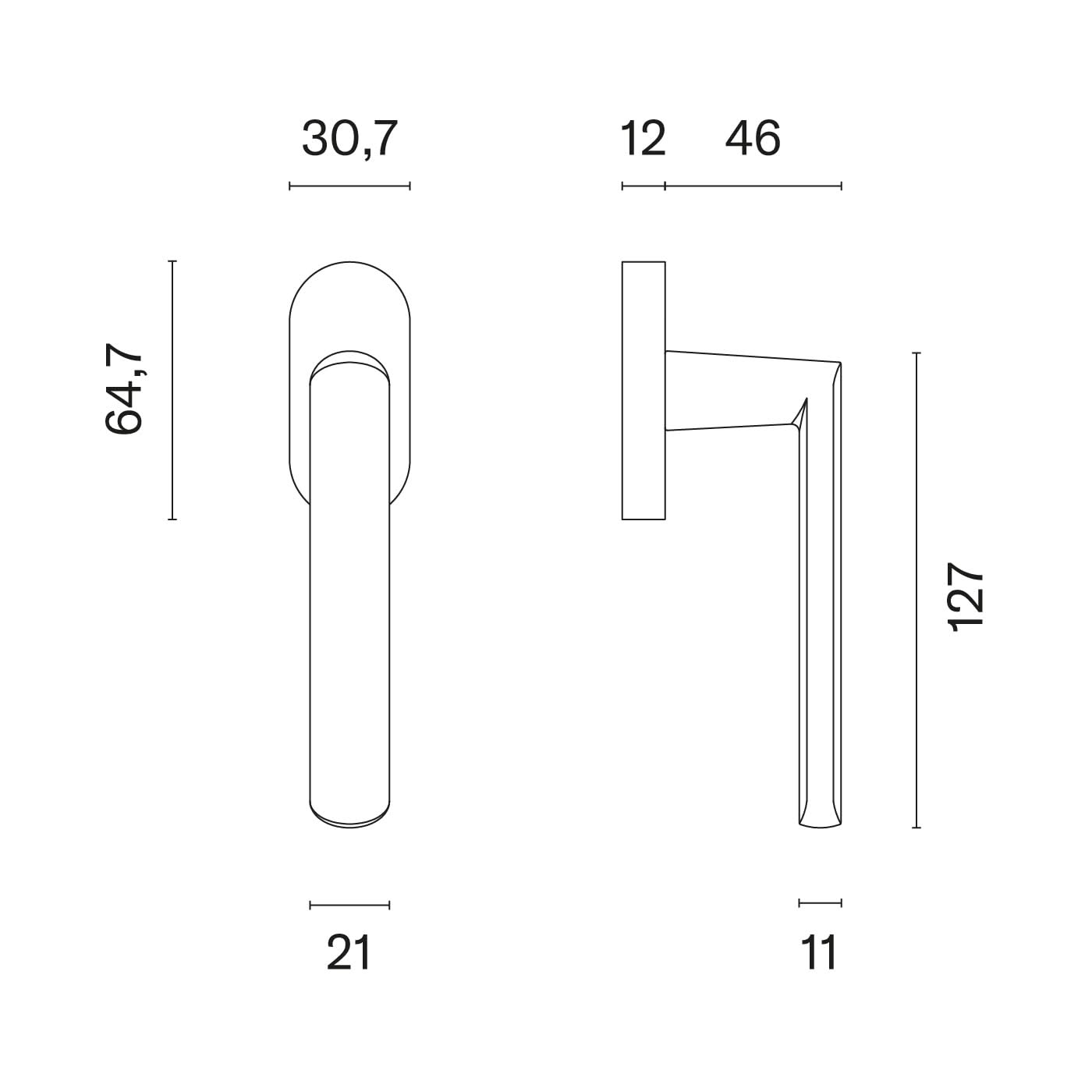 enger klamka okienna FRAGOLA