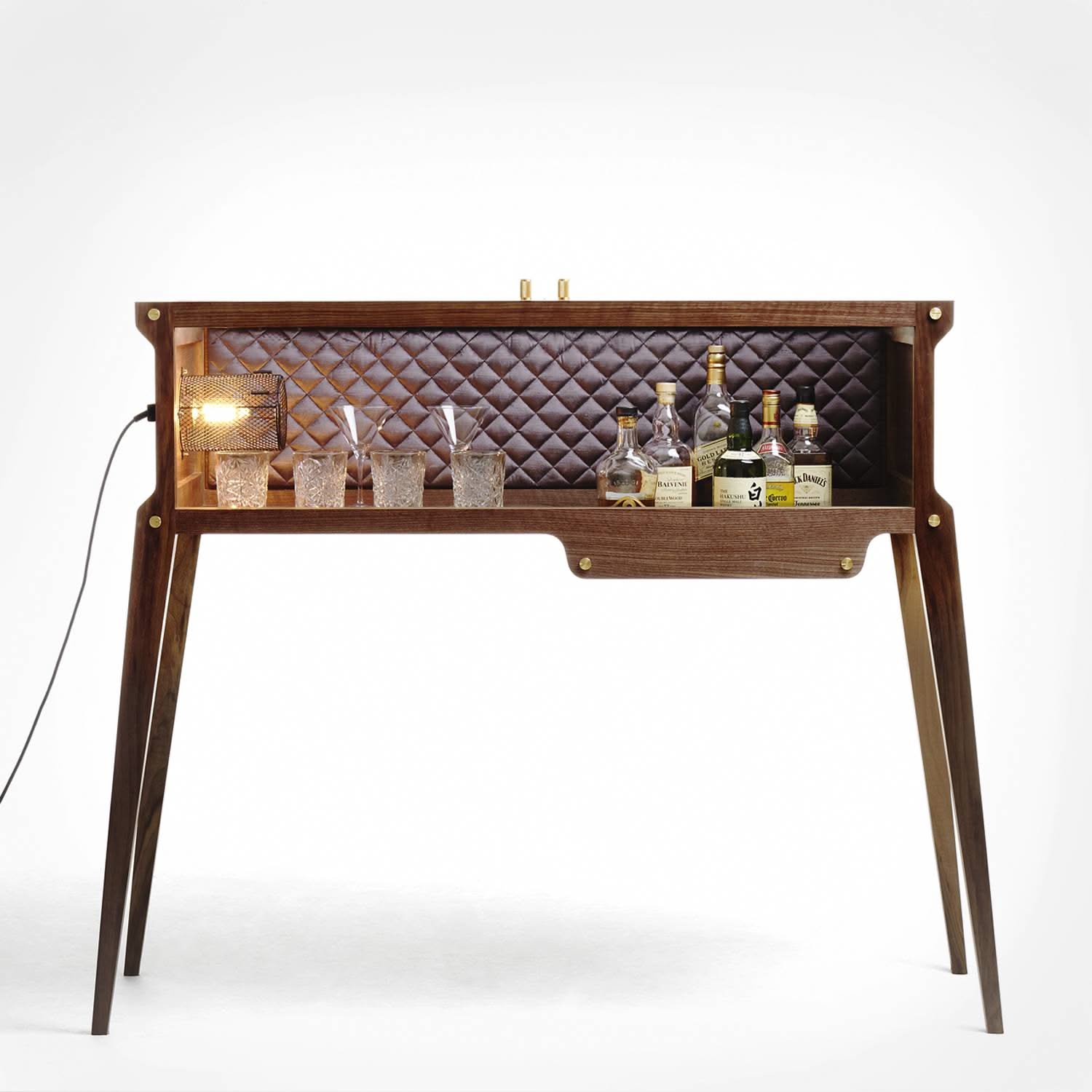 buster + punch | whiskey bar the rockstar | american walnut