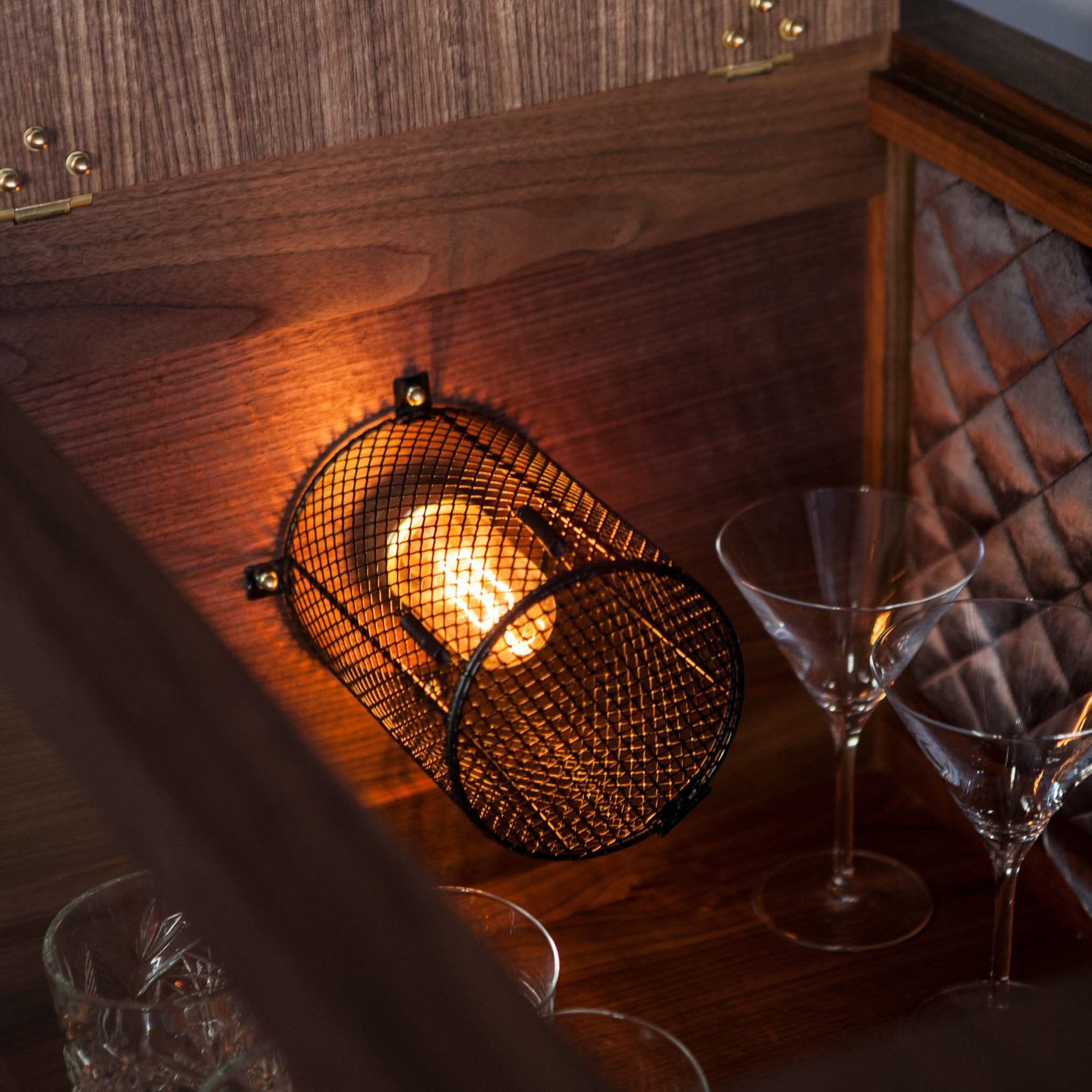 buster + punch | whiskey bar the rockstar | american walnut