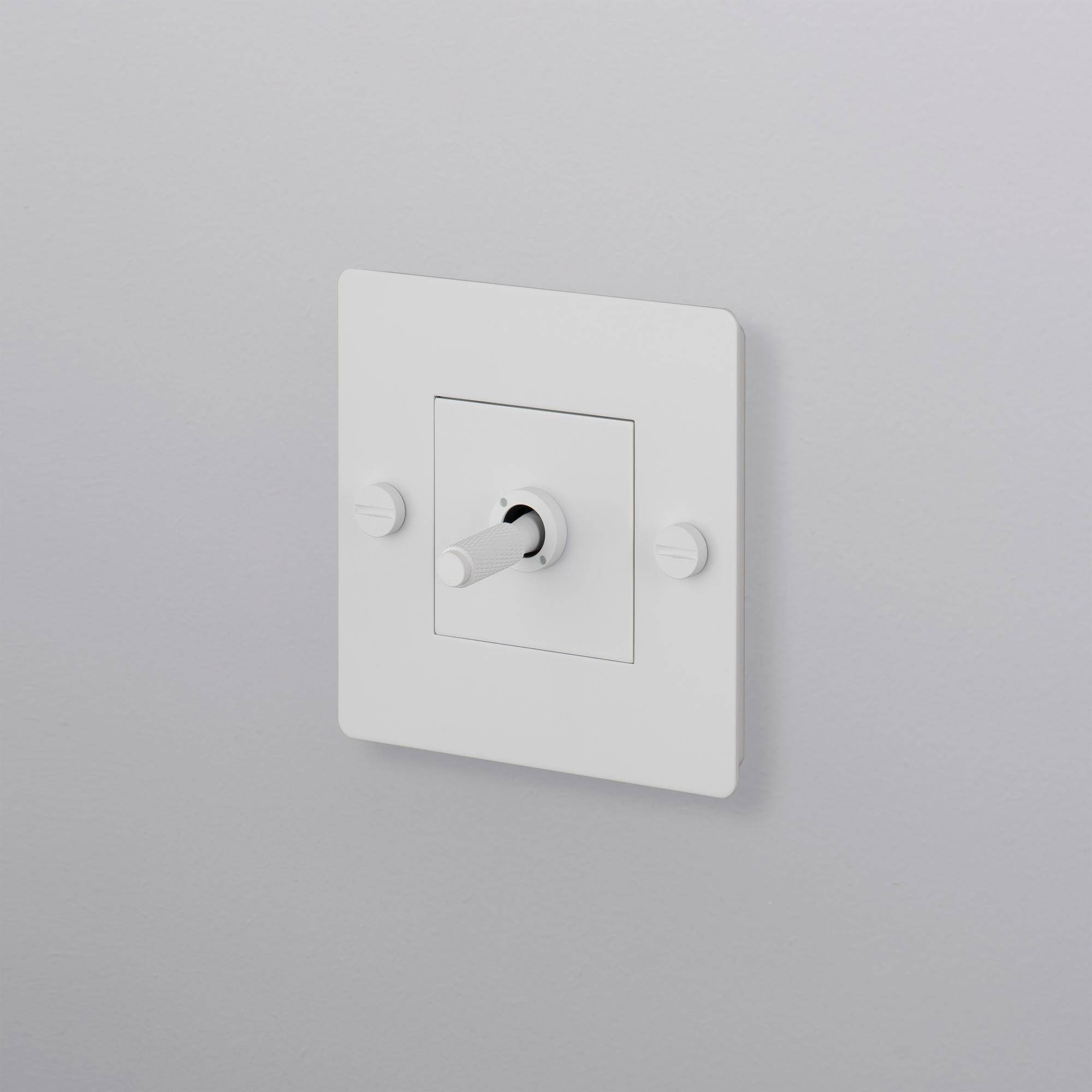 buster + punch | lichtschakelaar 1-voudige tuimelschakelaar cross (zonder logo) | white