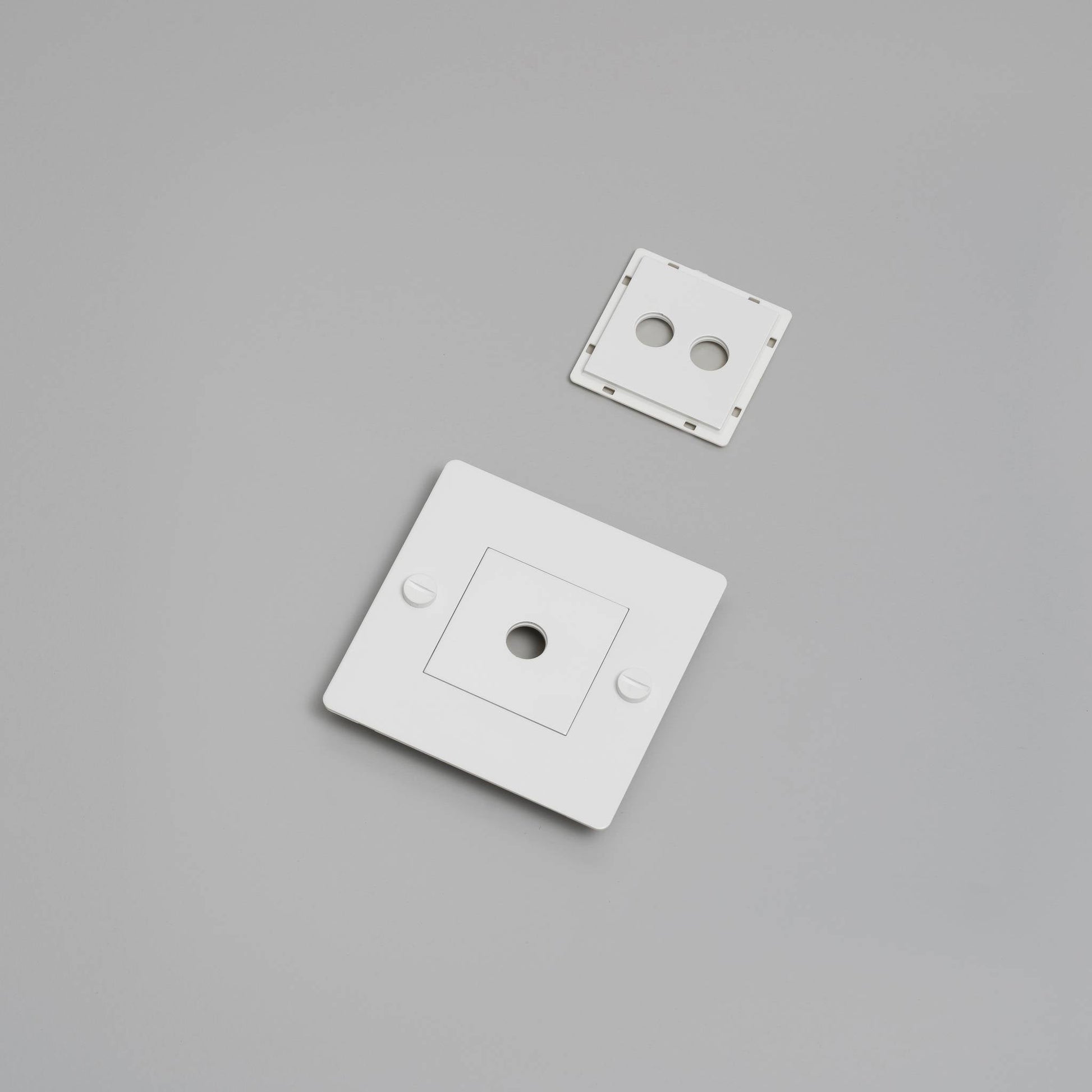 buster + punch | afdekplaat 1-voudig horizontaal | met infills, zonder logo