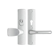 AXA | Veiligheidsbeslag Comfort Line kruk Wing+Flow PC72 anti-kerntrek | Aluminium naturel