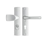 AXA | Veiligheidsbeslag Premium kruk Wing+Flow PC72 anti-kerntrek | Aluminium naturel B