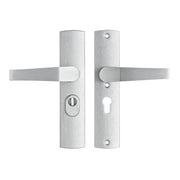 AXA | Veiligheidsbeslag Premium kruk Arrow PC55 anti-kerntrek | Aluminium naturel