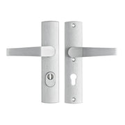 AXA | Veiligheidsbeslag Premium kruk Arrow PC72 anti-kerntrek | Aluminium naturel