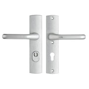 AXA | Veiligheidsbeslag Premium kruk Flow PC72 anti-kerntrek | Aluminium naturel