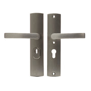 AXA | Veiligheidsbeslag Curve Plus kruk Blok PC55 anti-kerntrek | Inox