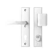 Veiligheidsbeslag Edge Plus D-duwer+krukBlok PC92 anti-kerntrek/omkeerbaar/252X52x12/alu. gesl. F1/SKG3