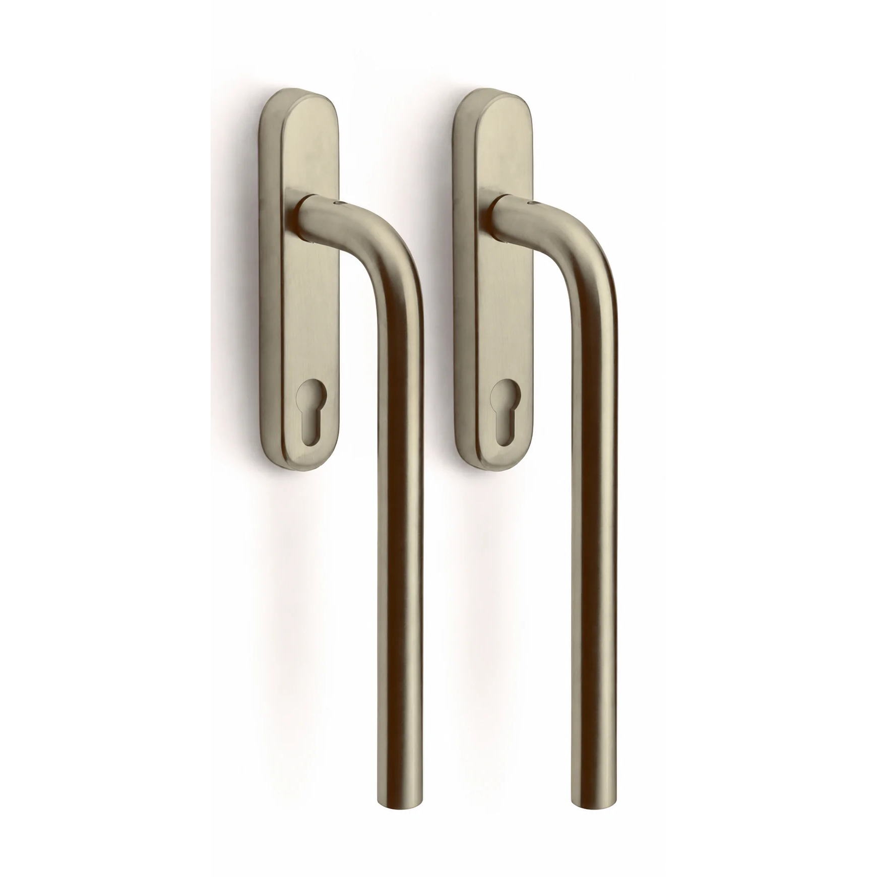 Formani | LB231PA | BASICS | Massief | Hefschuifdeurbeslag kruk/kruk | PVD Champagne