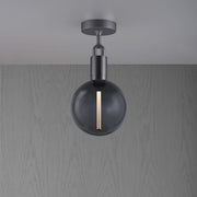 Buster + Punch Forked Ceiling | Plafondlamp Globe Smoked | Gun Metal
