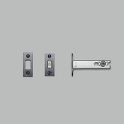 buster + punch | loopslot 82 mm voor deurknop | gun metal