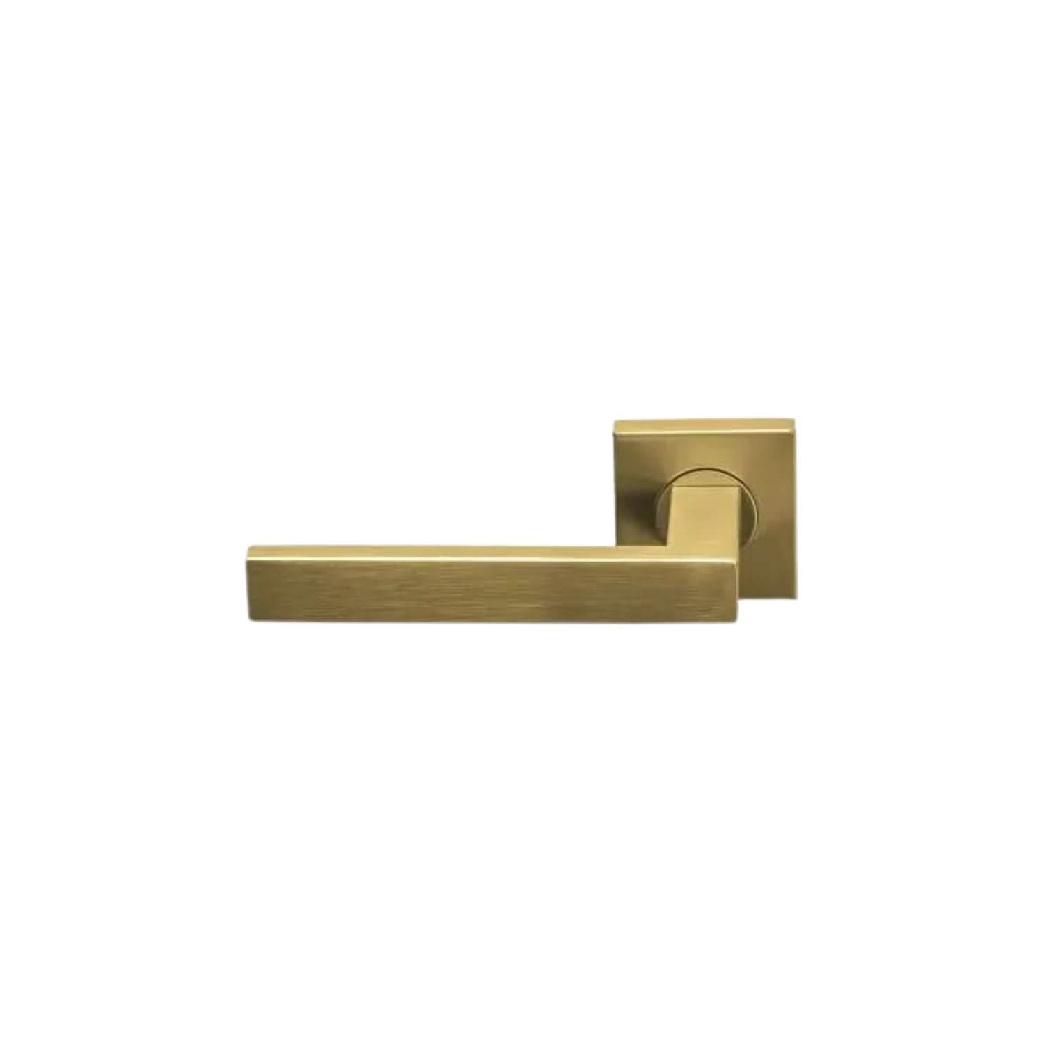 Gatdeel Formani | BASICS | BSQ | ronde rozet | Mat Goud - Deurbeslag-expert
