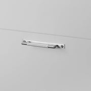 buster + punch linear | meubelgreep op rozet | steel